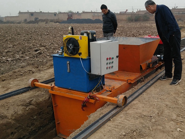 梯形水渠滑膜機(jī),梯形渠襯砌機(jī)